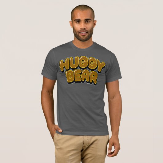 Männer-T - Shirt-Huggy-Bär T-Shirt (Vorne ganz)