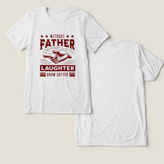 Männer T - Shirt Ich Vatertag Tops (Design Vorderseite & Rückseite)