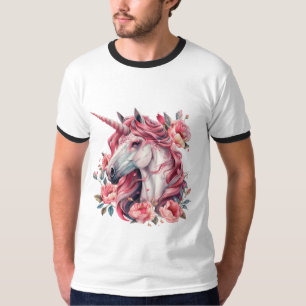 Männer T - Shirt mit Einhorn.