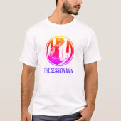 Männer-T - Shirt mit The Session Man-Design (Farbe (Vorderseite)
