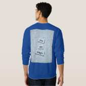 Männer-T-Shirt Sweatshirt (Schwarz voll)