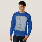 Männer-T-Shirt Sweatshirt (Vorne ganz)