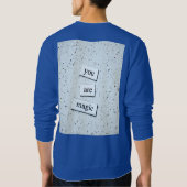 Männer-T-Shirt Sweatshirt (Rückseite)