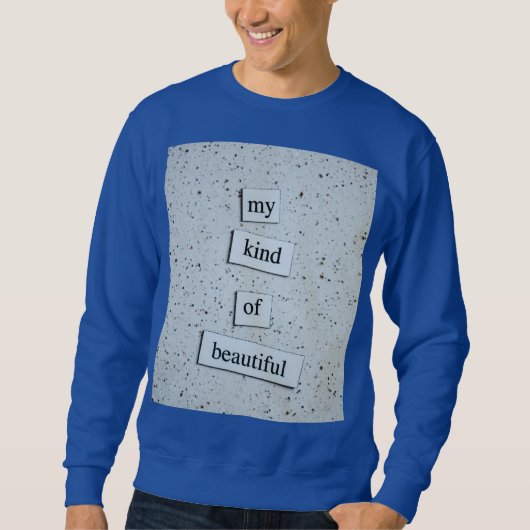 Männer-T-Shirt Sweatshirt (Vorderseite)
