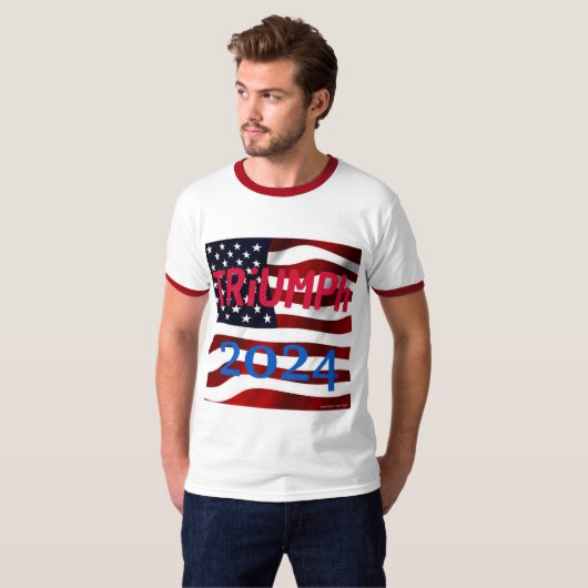 Männer-T - Shirt - TRUMP "TRiUMPh 2024" (Vorne ganz)