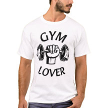 Männer T-Shirt und Fitnessstudio-Liebhaber 