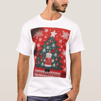 Männer-T - Shirt-Weihnachtsdesign T-Shirt