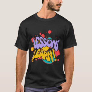 MÄNNER-T-SHIRTS MIT FARBSPLATTER LERNEN BASIC TEE