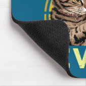 Männer Tabby Katze Vater Ehemann Vater Mousepad (Ecke)