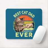 Männer Tabby Katze Vater Ehemann Vater Mousepad (Mit Mouse)