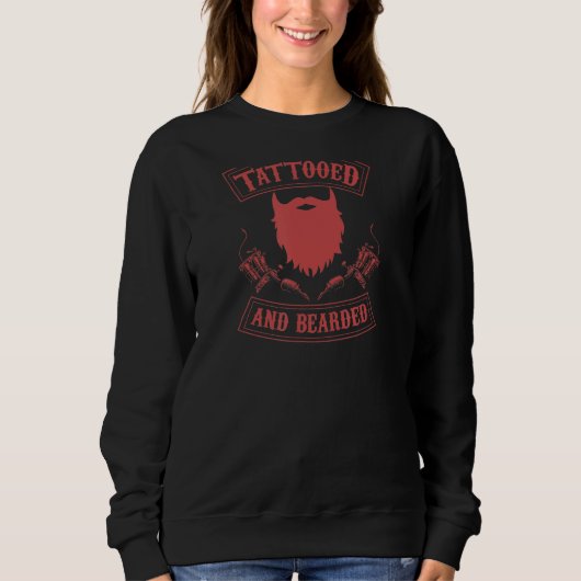 Männer, tattoos und gebärdet 1 sweatshirt (Vorderseite)