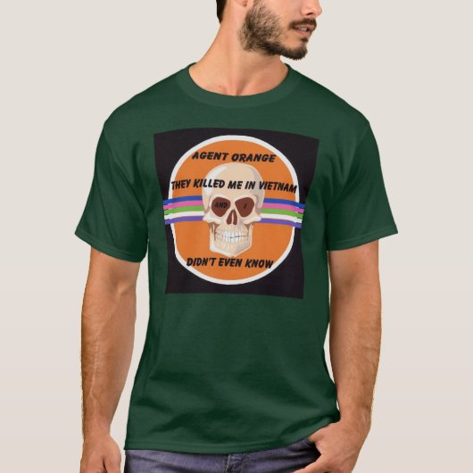 Männer, Tierarzt-Agent-orange Protest-T-Shirts T-Shirt (Vorderseite)