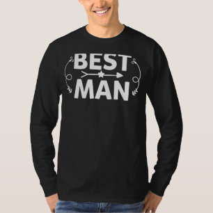 Männer Trauzeuge Niedliche Verlobung Hochzeit Matc T-Shirt