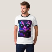 Männer TShirt mit wütenden Affen (Vorne ganz)