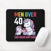 Männer über 40 Jahre können jede Tochter tragen D Mousepad (Mit Mouse)