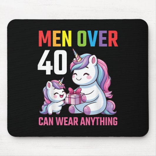 Männer über 40 Jahre können jede Tochter tragen D Mousepad (Vorne)