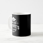 Männer überlebten Frau Pflegegrad lustig Kaffeetasse (Vorderseite Links)