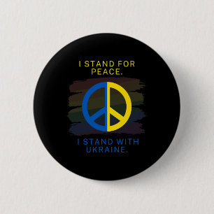 Männer Ukraine - Ich stehe mit Ukraine - Ich stehe Button