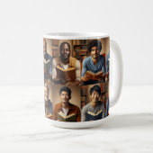 Männer und Buchclubs Kaffeetasse (VorderseiteRechts)