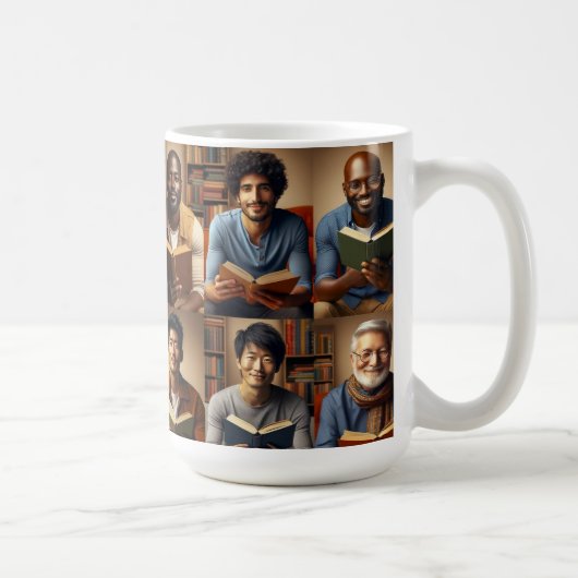 Männer und Buchclubs Kaffeetasse (Rechts)