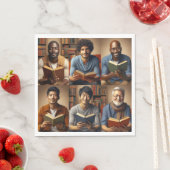 Männer und Bücher Serviette (Beispiel)