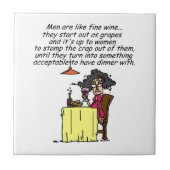 Männer und FIne Spaß Fliese (Vorderseite)