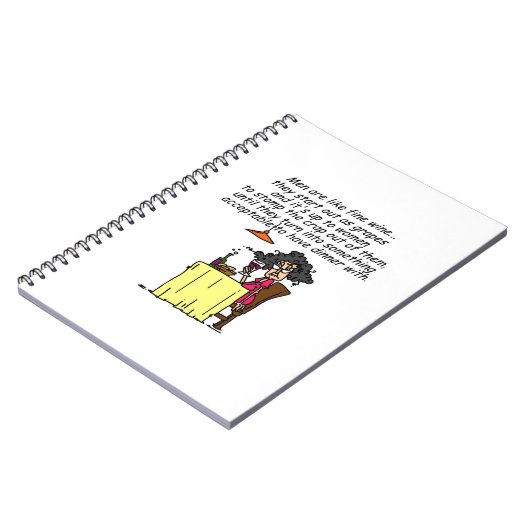 Männer und FIne Spaß Notizblock (Linke Seite)