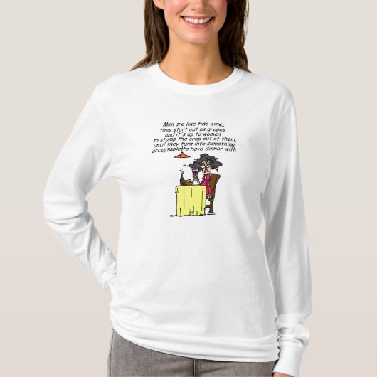 Männer und FIne Spaß T-Shirt (Vorderseite)