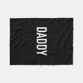 Männer und Frauen Daddy Funny für Väter Fleecedecke (Vorderseite (Horizontal))