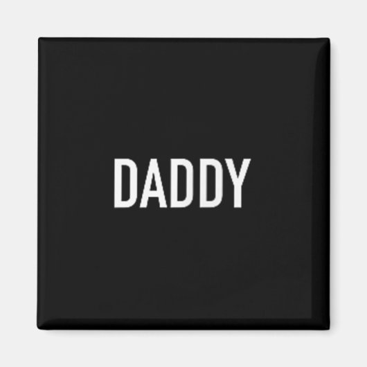 Männer und Frauen Daddy Funny für Väter Magnet (Vorne)