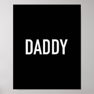 Männer und Frauen Daddy Funny für Väter Poster