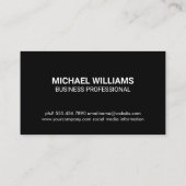 Männer und Frauen - Haarstile | Barberwerkzeuge Visitenkarte (Rückseite)