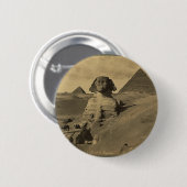 Männer und Kamele auf der Tatze der Sphinxes, Button (Vorne & Hinten)