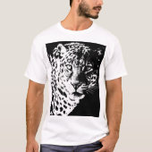 Männer und Shirts Pop Art Template Tiere Leopard (Vorderseite)
