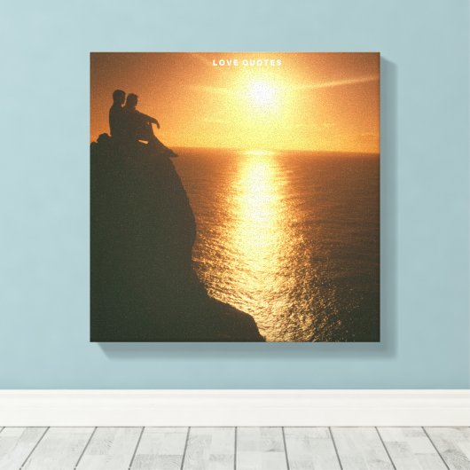 Männer und Sun Leinwand (Insitu (Holzboden))