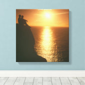 Männer und Sun Leinwand (Insitu (Holzboden))