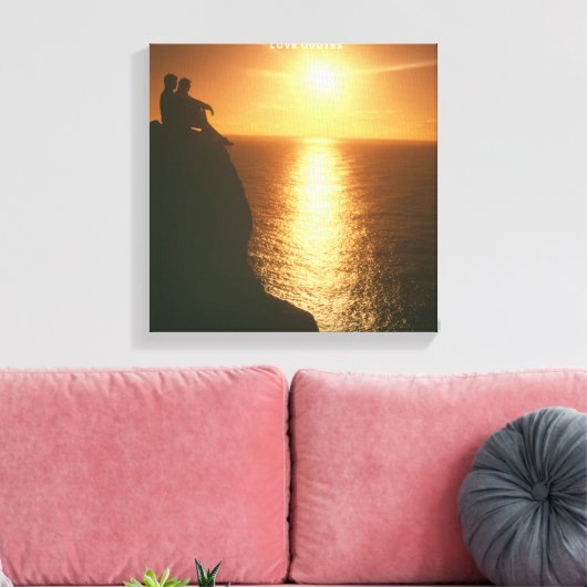 Männer und Sun Leinwand (Insitu (Wohnzimmer))