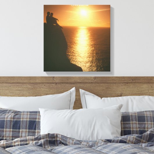 Männer und Sun Leinwand (Insitu (Schlafzimmer))