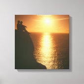 Männer und Sun Leinwand (Vorderseite)