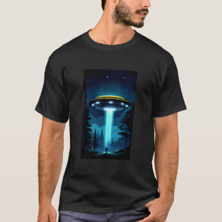Männer und UFO T-Shirt