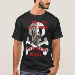 Männer/Unisex "I Don't Do Lovey Dovey" Witzkatze T-Shirt