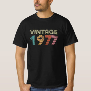 Männer/Unisex "Vintag 1977" T-Shirt