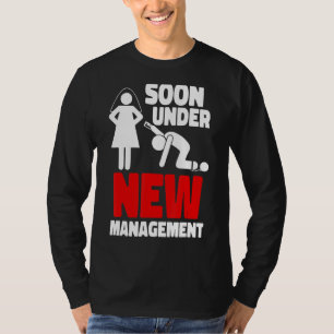 Männer unter dem neuen Verwaltungsraster Bachelor- T-Shirt