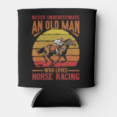 Männer unterschätzen Lieben des alten Mannes nie R Dosenkühler (Vorderseite)