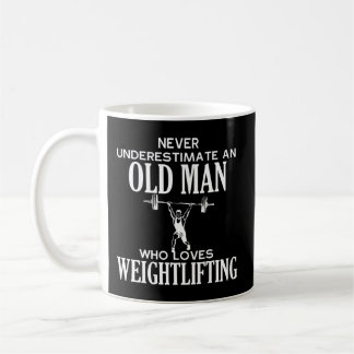 Männer Unterschätzen nie einen alten Mann, der Lie Kaffeetasse