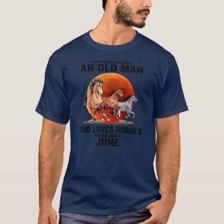 Männer unterschätzen nie einen alten Mann Liebe Pf T-Shirt