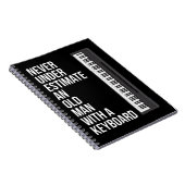 Männer unterschätzen nie einen alten Mann mit eine Notizblock (Rechte Seite)