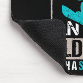 Männer unterschätzen nie einen alten Mann mit Snow Mousepad (Ecke)