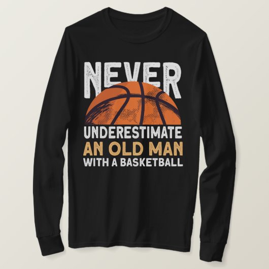 Männer unterschätzen nie einen alten Mann mit T-Shirt (Design vorne)