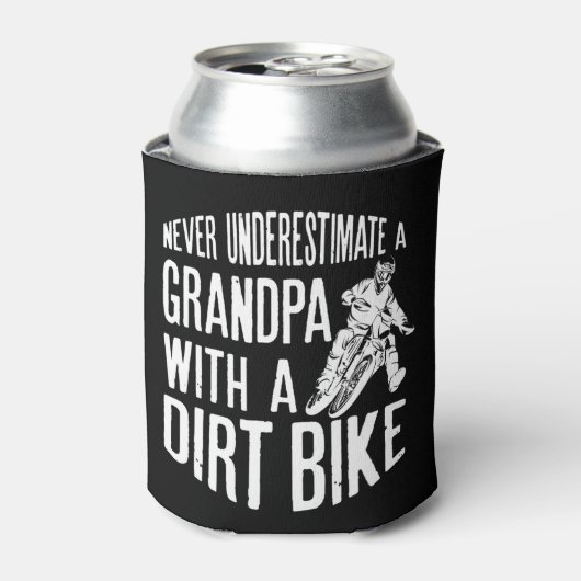 Männer unterschätzen nie einen Großvater mit einem Dosenkühler (Kanne Vorderseite)